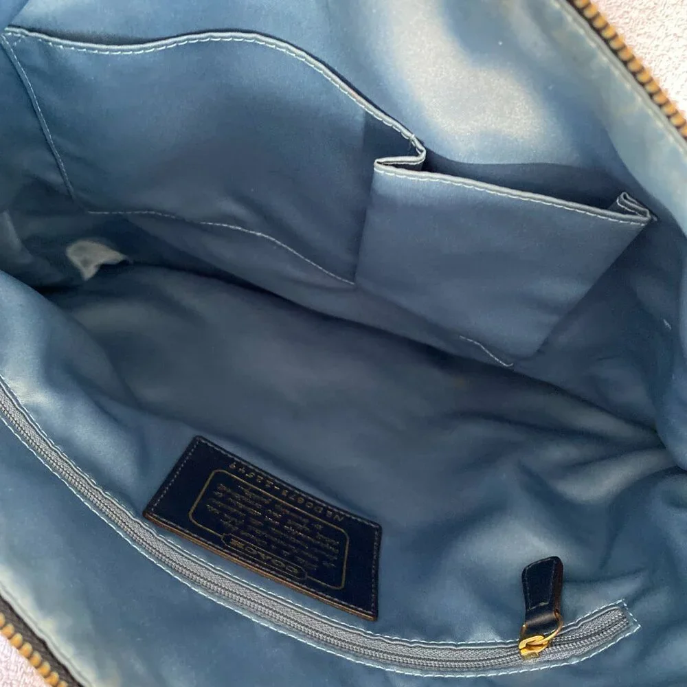 Coach Signature Canvas & Leather Hobo Shoulder Bag (Style No. D0873-12549) - Picture 8 of 8